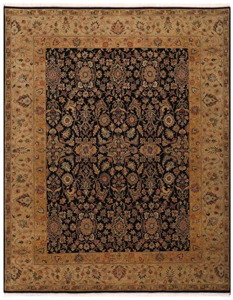 Zarnish Tabriz Black/Brown  -  8' 2'' x  10' 3''