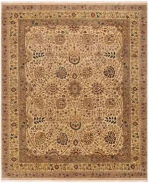Zarnish Tabriz Ivory - 9' x 12'