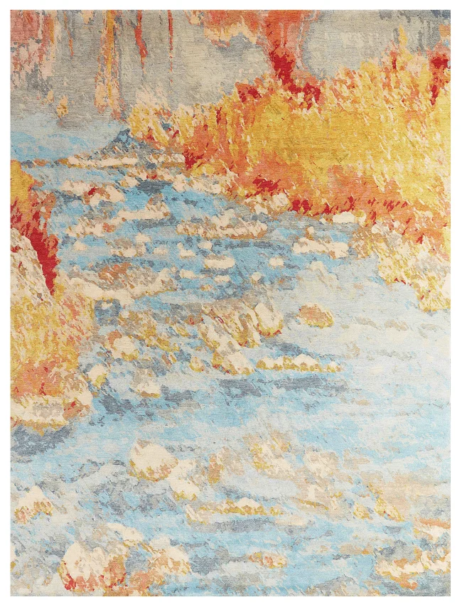 Wool & Silk Contemporary Divine Rugs