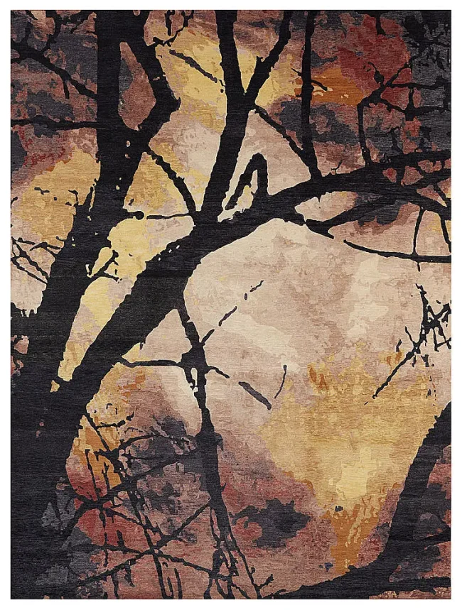 Wool & Silk Contemporary Dream Tree Rugs