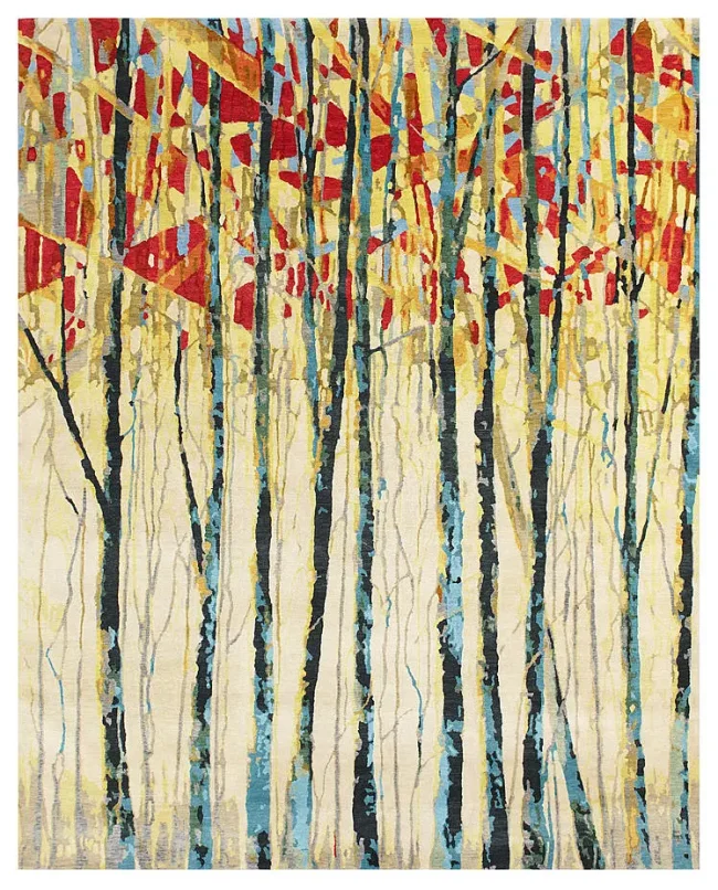 Wool & Silk Ford Smith Energetic Breeze Rugs