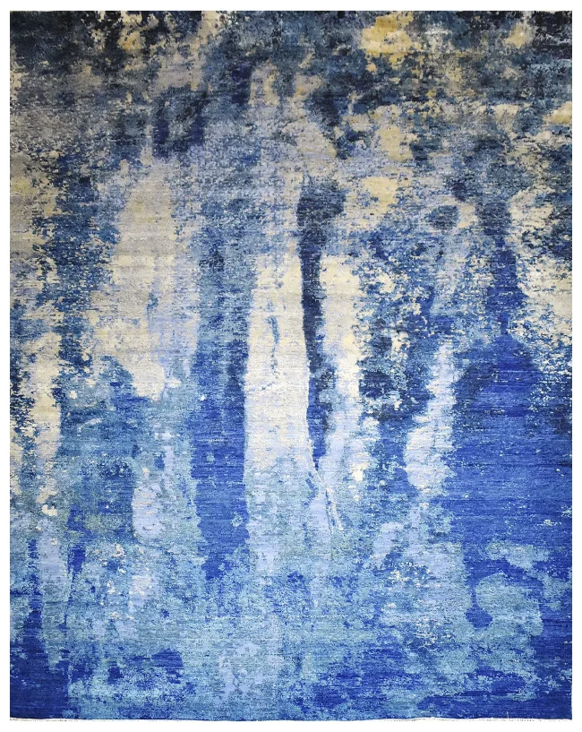 Cyrus Artisan Canvas Art W/Silk J1053 Rugs