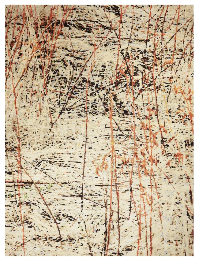 Wool & Silk Contemporary Kaleidoscope Rugs
