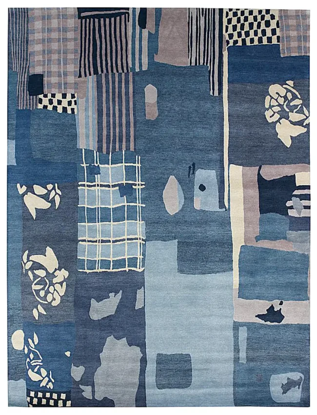 Wool & Silk Contemporary Kimono Rugs