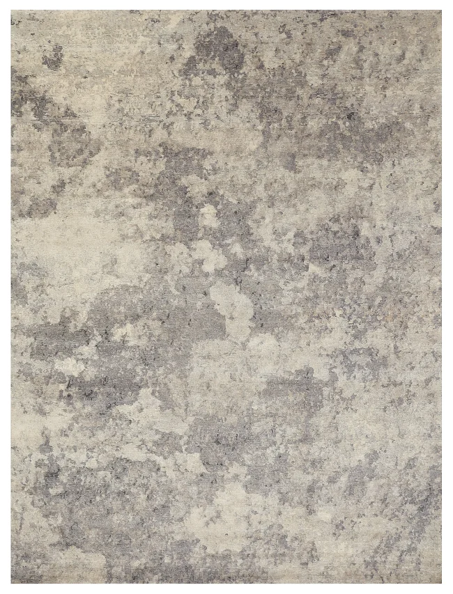 Wool & Silk Contemporary Langtang Rugs