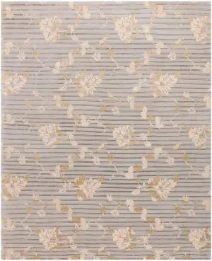 Nepali Wool and Silk Frode Multi - 8' x 10' 2''