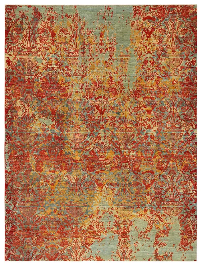 Wool & Silk Afghan Lion Rugs