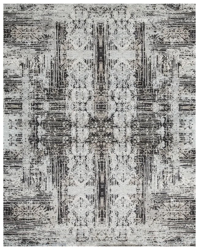 Cyrus Artisan Canvas Art W/Silk MIT24 Rugs