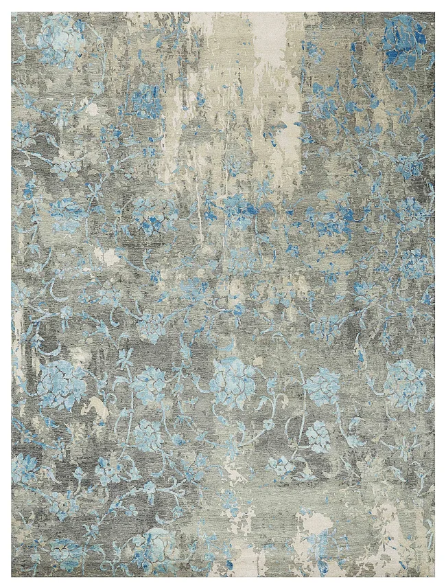 Wool & Silk Transitional Neblina Rugs