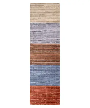 Indian Hand Tufted HR10 Multi - 2' x 7' 4''