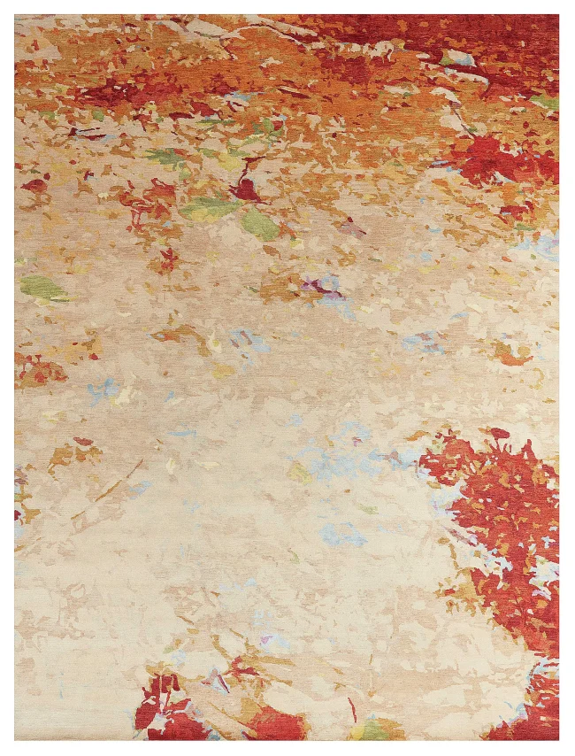 Wool & Silk Contemporary October Rugs