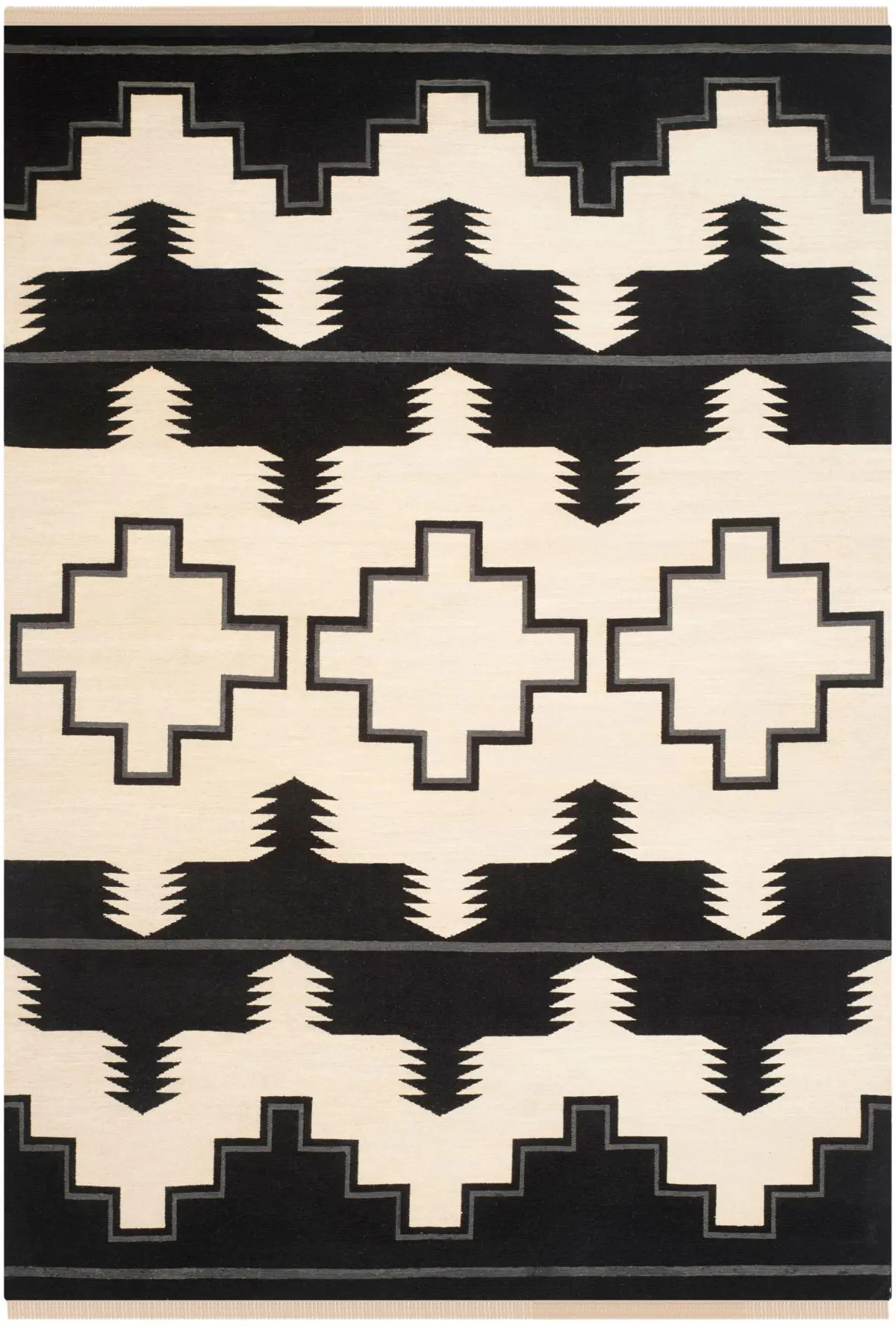 Southwest Wool and Cotton Rug - Hand-Knotted Ralph Lauren RLR5851 Southwest Wool and Cotton Rug - Hand-Knotted Ralph Lauren RLR5851