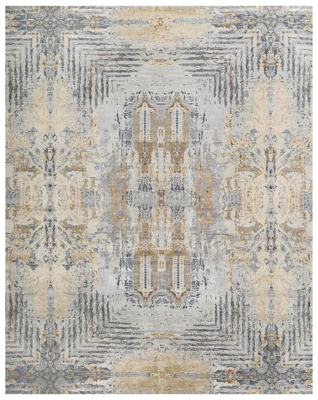 Cyrus Artisan Canvas Art W/Silk S1711 Rugs