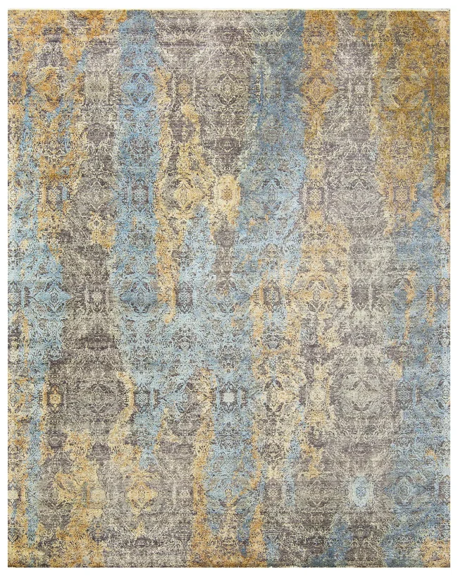 Cyrus Artisan Canvas Art W/Silk S1713 Rugs