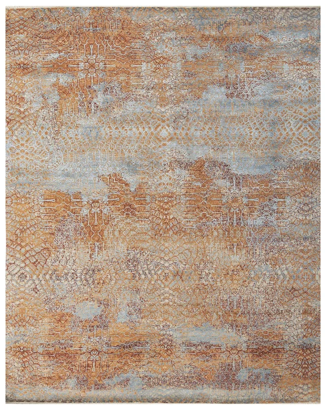 Cyrus Artisan Canvas Art W/Silk S1751 Rugs