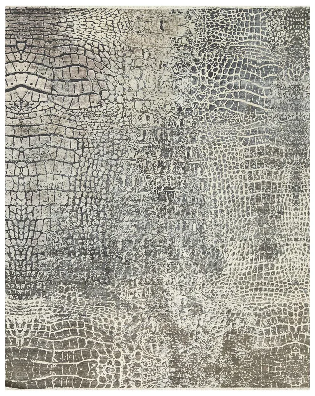 Cyrus Artisan Canvas Art W/Silk S1757 Rugs