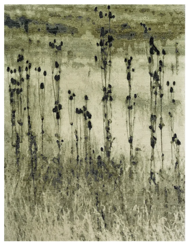 Wool & Silk Contemporary Steppe Fall Rugs