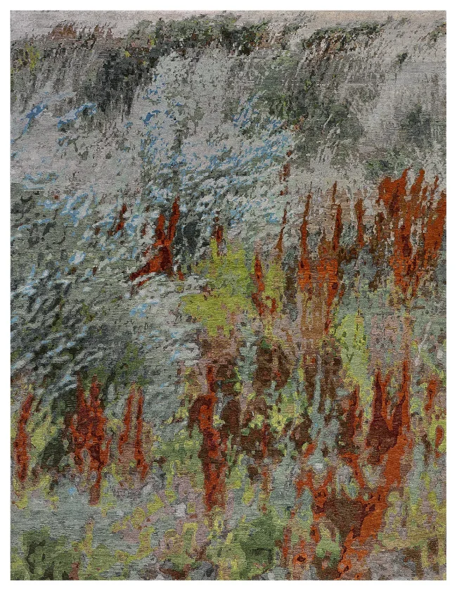 Wool & Silk Contemporary Steppe Spring Rugs