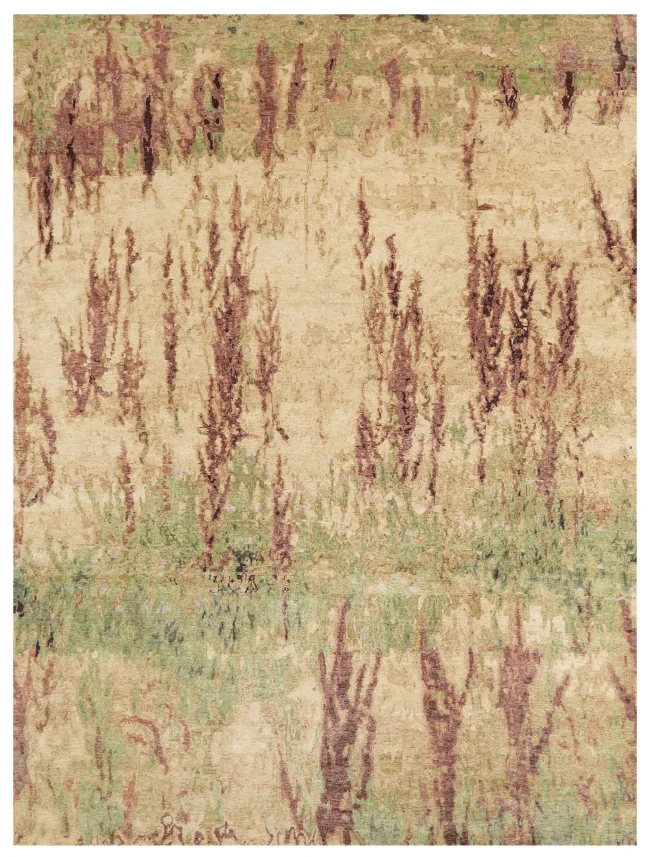 Wool & Silk Contemporary Steppe Summer Rugs