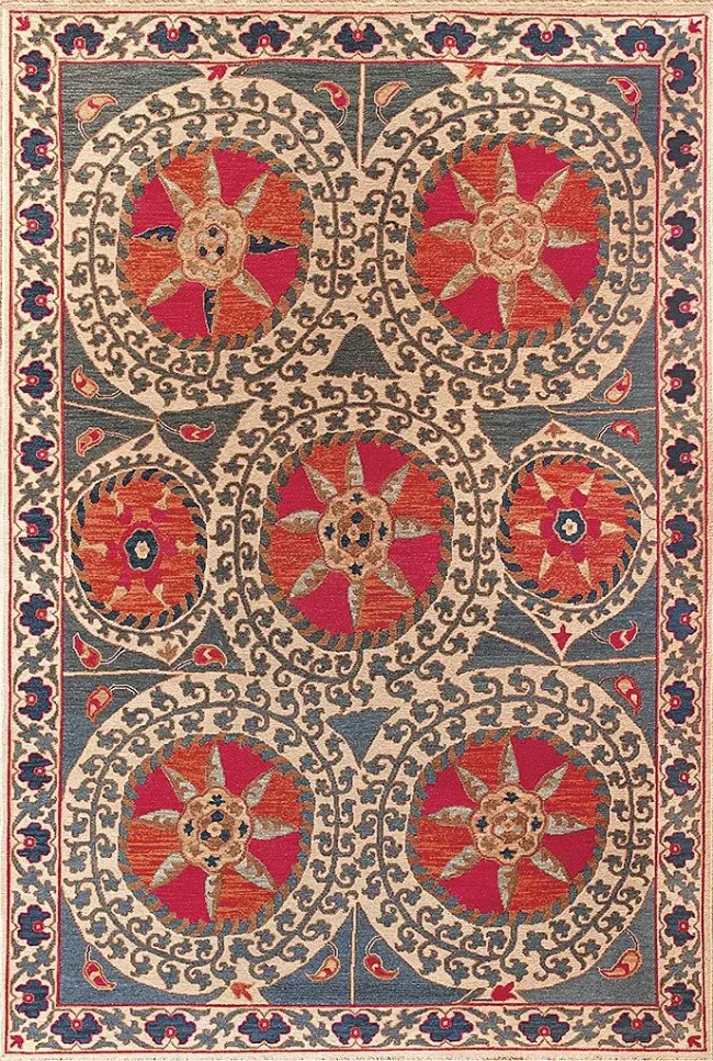Tibet Rug Company Suzani 3 Soumak Rugs