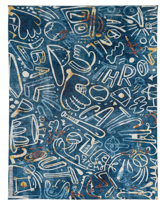 KatieMerz x Kalaty SPORTSGLYPHS SY1260/SY1261 Rugs