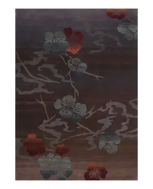 Traditional Tibetan Kimono Taupe - 5' 11'' x 9' 1''