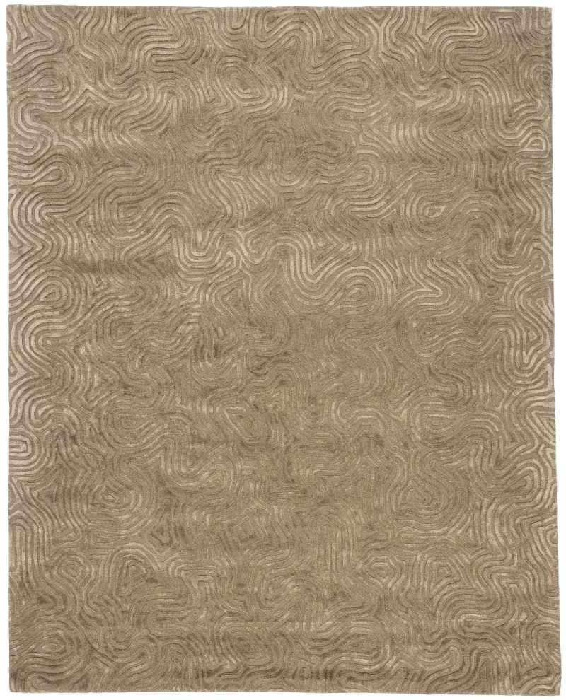 Artisan Hand Tufted Labyrinth