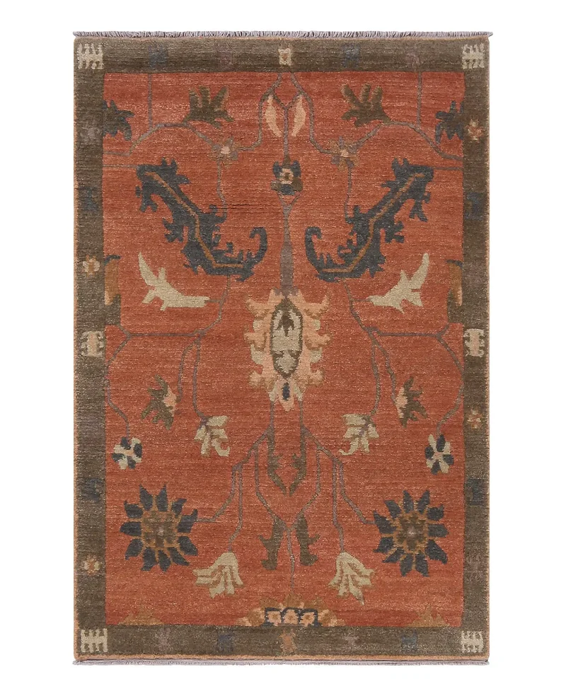 Setana Floral Heriz Clay  -  3'  x  5' 