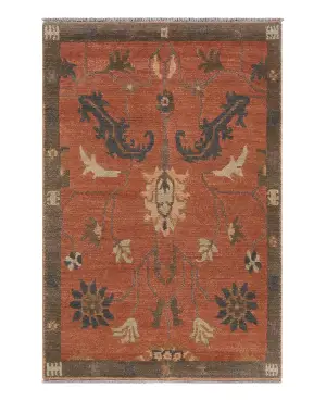 Setana Floral Heriz Clay - 3' x 5'