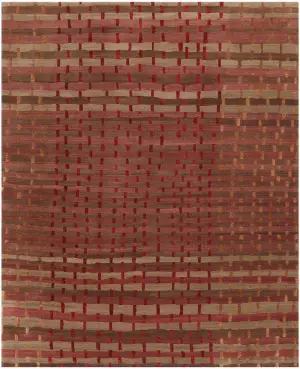 Shakti Rag Weave Roseberry - 8' x 10'