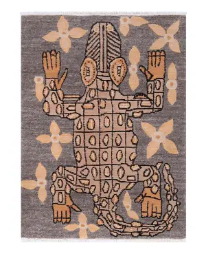 Skins and Wild Things Crocodile Natural - 4' x 6'