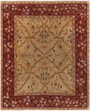 Tibetan Wool Shahjaha Flax - 8' x 10'
