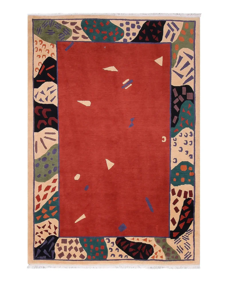 Tibetan Wool TCP Red  -  6' 1'' x  8' 1''