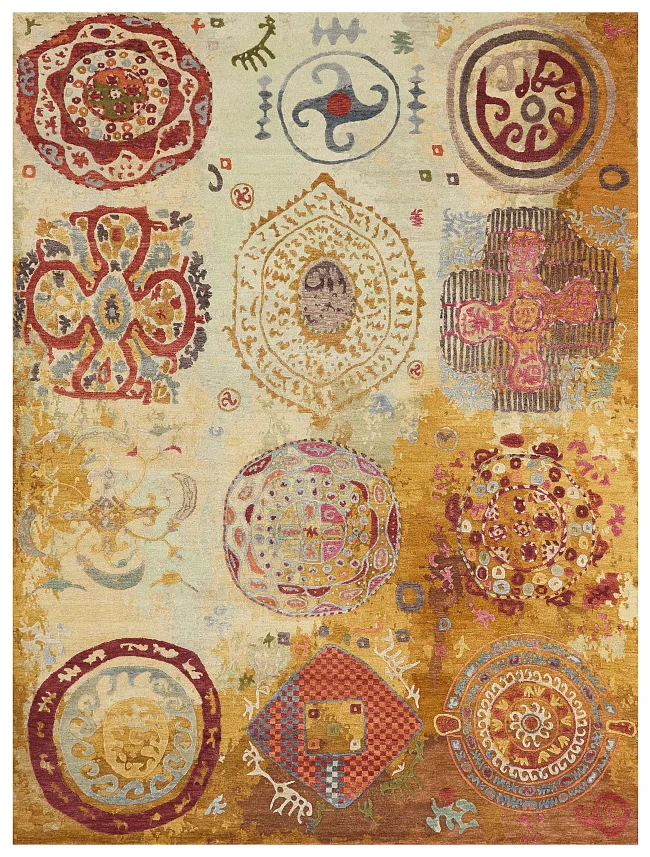 Wool & Silk Georgia Tunnel of Love Rugs