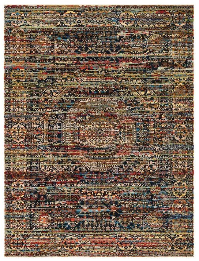 Wool & Silk Afghan Wild Mamluk Rugs