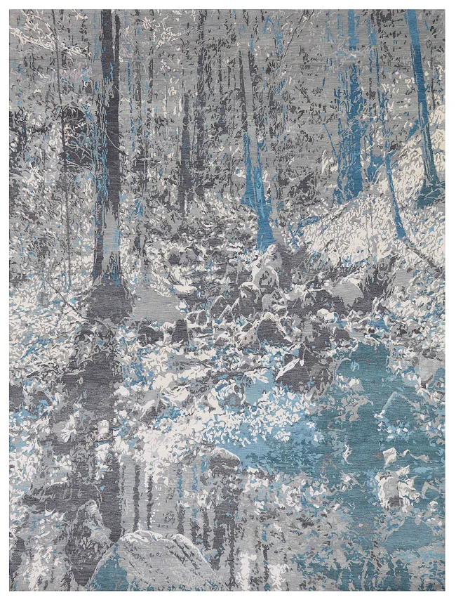 Wool & Silk Contemporary Winter Park Rugs